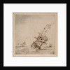 An English flagship scudding in a heavy sea by Willem Van de Velde the Younger