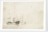 English ships becalmed by Willem Van de Velde the Younger
