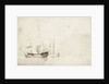 English ships becalmed by Willem Van de Velde the Younger