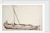 Study of a kaag by Willem van de Velde the Elder