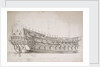 Portrait of the 'Portland' by Willem van de Velde the Elder