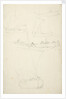 Sketches of a hoeker by Willem Van de Velde the Younger
