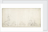 De Ruyter's voyage to Bergen, autumn 1665; the Dutch fleet lying by by Willem van de Velde the Elder