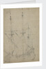 A small flute at anchor by Willem Van de Velde the Younger