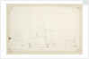 English ships in stays by Willem Van de Velde the Younger