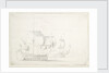 Two English ships before the wind by Willem Van de Velde the Younger