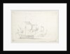 Two English ships before the wind by Willem Van de Velde the Younger