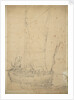 A galliot becalmed by Willem van de Velde the Elder