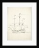 A Dutch flagship at anchor by Willem Van de Velde the Younger