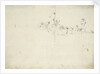 Men on a yard furling a sail by Willem Van de Velde the Younger