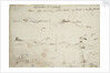 Studies of wind and sun in a heavy sea by Willem Van de Velde the Younger