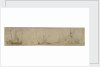 Three studies of small fishing boats at sea by unknown