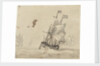 A Dutch flagship with the wind on the quarter by Willem Van de Velde the Younger