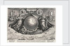 Americae Retectio (The Globe showing America, Africa and Europe and a panorama of Europe also portraits of Christopher Columbus and Amerigo Vespucci) by Johannes Stradanus