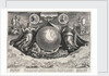 Americae Retectio (The Globe showing America, Africa and Europe and a panorama of Europe also portraits of Christopher Columbus and Amerigo Vespucci) by Johannes Stradanus