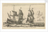 The Dutch ships 'Liefde' and 't'Geele Fortuyn' by Reinier Nooms