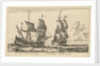 The Dutch ships 'Liefde' and 't'Geele Fortuyn' by Reinier Nooms