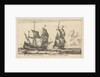 The Dutch ships 'Liefde' and 't'Geele Fortuyn' by Reinier Nooms