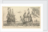The Dutch ships 'Paerrel' and 'Dubbelen Arent' by Reinier Nooms