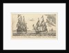 The Dutch ships 'Paerrel' and 'Dubbelen Arent' by Reinier Nooms