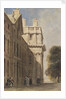 The eastern side of the Queen Anne Court, Greenwich Hospital by David Cox Junior