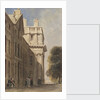 The eastern side of the Queen Anne Court, Greenwich Hospital by David Cox Junior