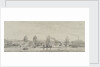 Greenwich Hospital from Blackwall reach, May 1871 by Auguste Ballin