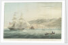 The Island of Madeira with the Brig Comet Thomas Ormston Master entering the Bay of Funchal by William John Huggins