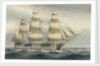 HMS Victoria Last of the sea going 3 deckers. Paid off at Portsmouth from Mediterranean Oct 1867 by W. Mackenzie Thomson