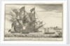 The Brittannia a first Rate carrying 100 Guns and 780 Men with a view of Woolwich where she was built by unknown