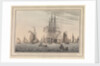Bonaparte in Torbay, at anchor, on board HMS 'Bellerophon' by George Tobin