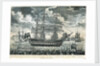 A view of the man-of-war 'Queen Charlotte', 100 guns, laying at Spithead by John Fairburn