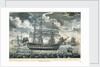 A view of the man-of-war 'Queen Charlotte', 100 guns, laying at Spithead by John Fairburn