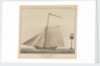The 'Viper' Excise Cutter on a wind, passing the Gunfleet Beacon by William Wallace