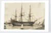 HMS 'Howe' off Sheerness Dockyard, 1836 by Francis Byron