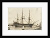 HMS 'Howe' off Sheerness Dockyard, 1836 by Francis Byron