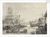 The launch of 84-gun HMS 'Thunderer' at Woolwich Dockyard, 1831 by T.S. Cooper