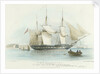 H.M.S. 'Inconstant' lying off Plymouth Dock Yard by Anonymous