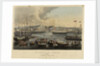 The launch of HMS 'Trafalgar', 120 guns, at Woolwich, 21 June 1841 by W. Kohler
