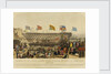 Launch of HMS Royal Albert screw steamer, 131 guns, at Woolwich, 13 May 1854 by Read & Co