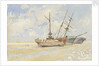 The lightship 'Cockle' near Great Yarmouth, circa 1890 by Nelson Dawson