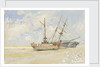 The lightship 'Cockle' near Great Yarmouth, circa 1890 by Nelson Dawson