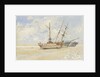 The lightship 'Cockle' near Great Yarmouth, circa 1890 by Nelson Dawson