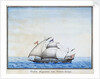 Algerian galley at sea by unknown