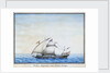 Algerian galley at sea by unknown