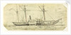 HMS 'Driver' at Ledsund, Aland Islands, 3 August 1854 by Oswald Walter Brierly