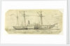 HMS 'Driver' at Ledsund, Aland Islands, 3 August 1854 by Oswald Walter Brierly