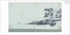 Pulo Leat, an Island in the Straits of Gaspar: HMS 'Alceste' on fire by C. W. Browne