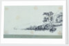 Pulo Leat, an Island in the Straits of Gaspar: HMS 'Alceste' on fire by C. W. Browne