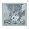 HMS 'Alceste' on fire, Pulo Leat by C. W. Browne